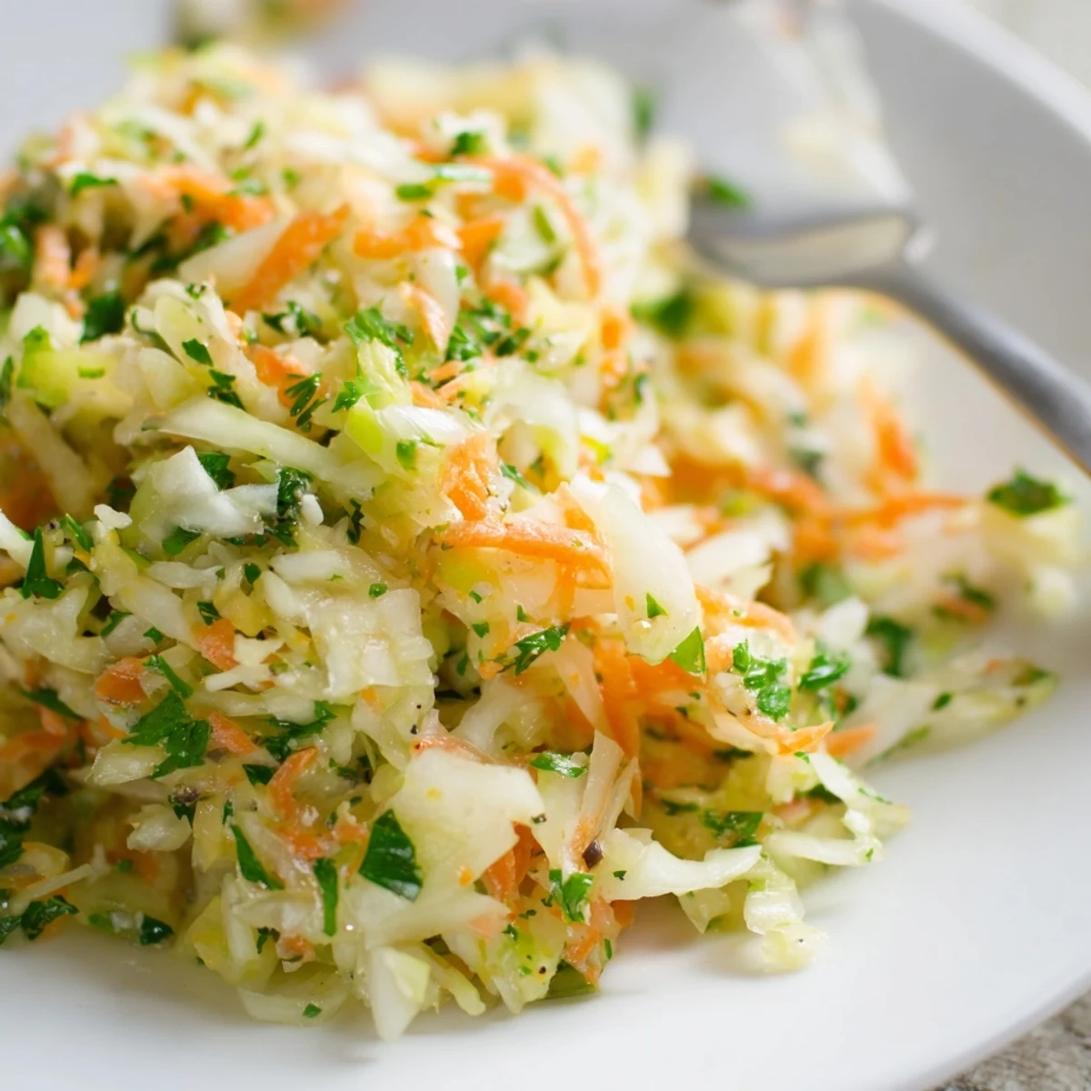 Tangy Sauerkraut and Apple Slaw, ideal as a side for grilled sausages or sandwiches.