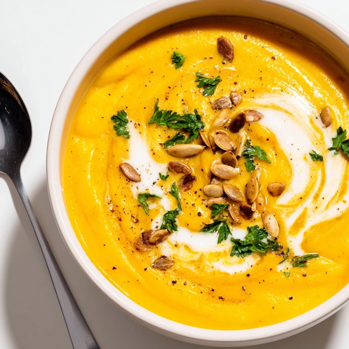 Gerösteter Kürbis mit Gewürzen